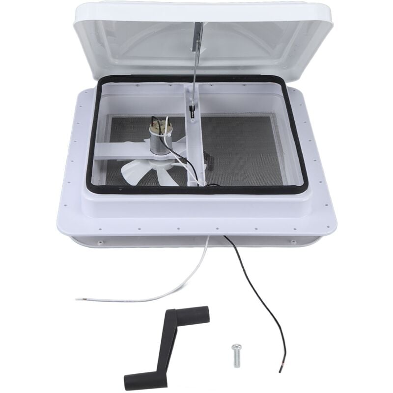 foto del prodotto ventilatore da tetto universale per camper da 14 pollici con ventola reversibile da 12 v per ventilazione camper jeffergarden