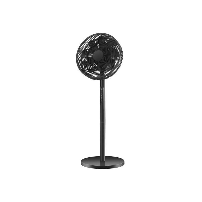 foto del prodotto ventilatore de foot azor nero 3 velocit 60w 70 100x35x35cm oscillante con telecomando e timer