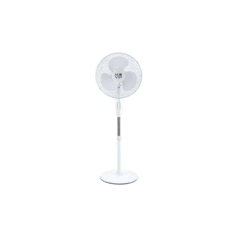 foto del prodotto ventilatore de pie 40cm 45w base rinforzata 3 velocit colore white muvip
