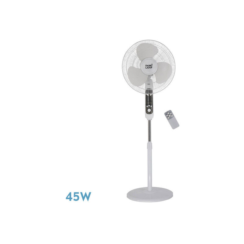 foto del prodotto ventilatore de ventilatore a piantana calm.3 velocit .45w.3 pale 43 d c remote.timer 0,5h 7,5h