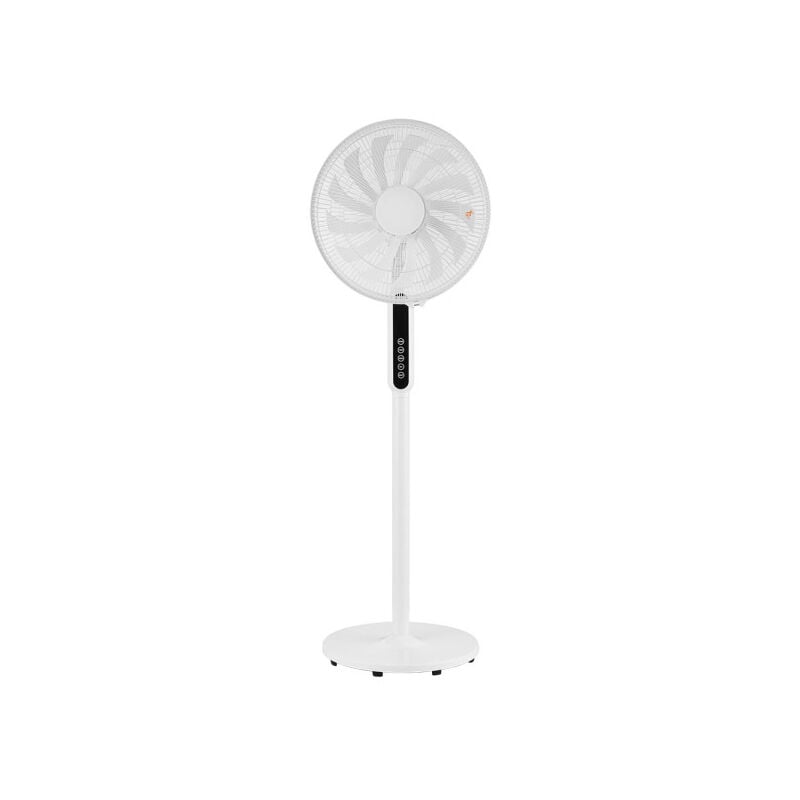 foto del prodotto ventilatore defoot whirlwind white 3speed 60w 13stage regx41x41 oscillante, telecomando, display timer