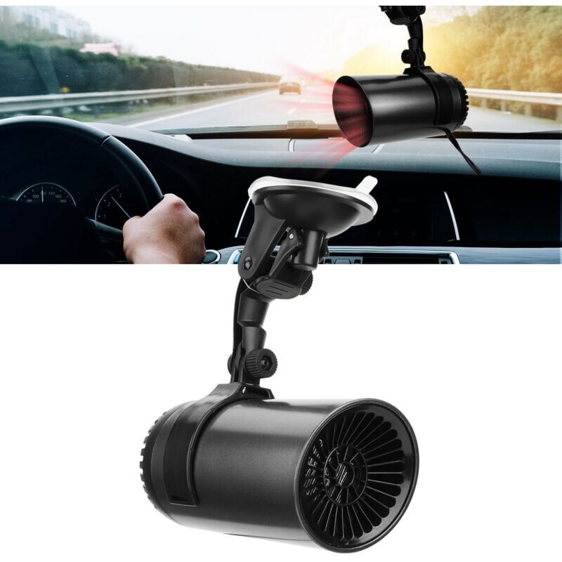 foto del prodotto ventilatore di raffreddamento automatico portatile da 150 w, 2 in 1, riscaldamento, accendisigari da auto da 12 v