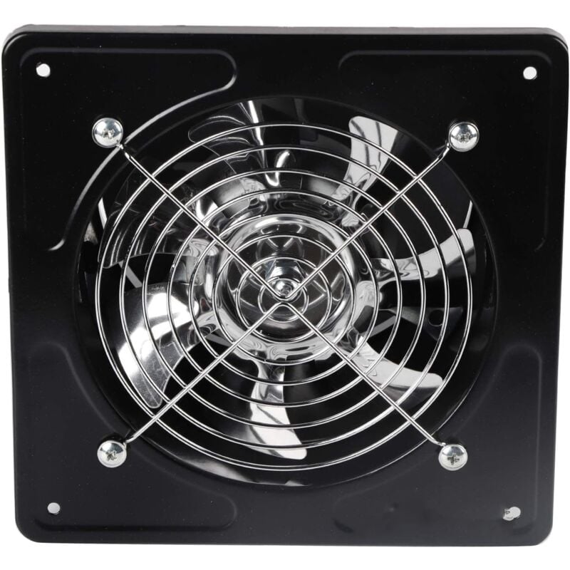 foto del prodotto ventilatore di scarico a parete da 40 watt 220 v, silenzioso, per finestra, bagno e cucina nero ej.life