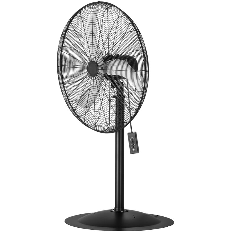 foto del prodotto ventilatore industriale del piedistallo ventilatore oscillante da 30 pollici da 85 gradi con 3 velocit regolabili. ventilatore in piedi regolabile