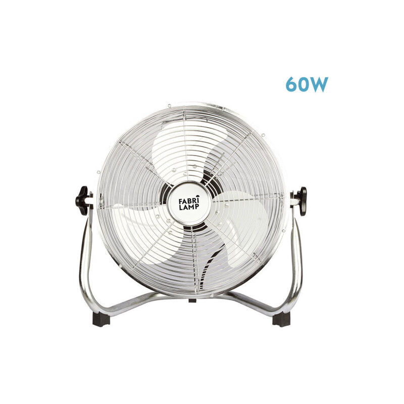 foto del prodotto ventilatore industriale libis 60w cromo 40d 3 velocit 44x48,5x27,5 cm fabrilamp