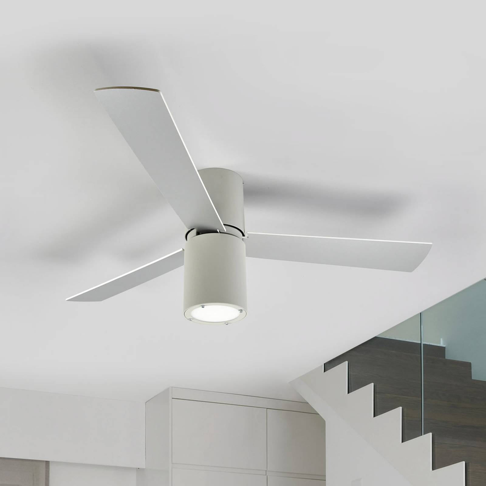 foto del prodotto ventilatore ip20 formentera e27 23w grigio bianco