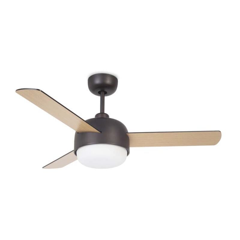 foto del prodotto ventilatore ip20 klar e27 40w marrone rame legno