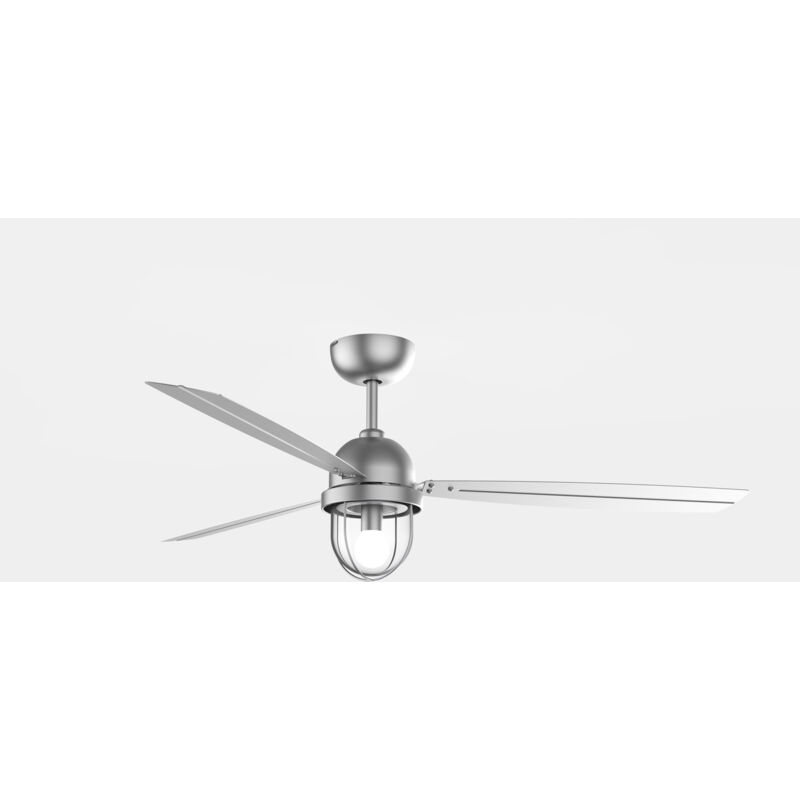foto del prodotto ventilatore ip20 mariner e27 15w nichel satinato nichel satinato