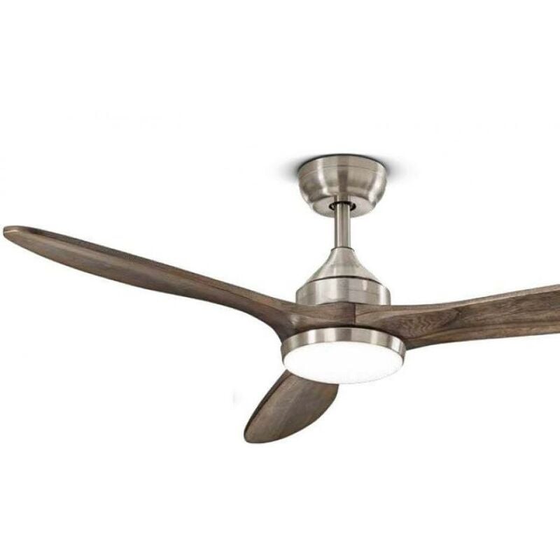 foto del prodotto ventilatore led 18w triade perenz 7170crct 3 pale 3000 4000 6000k cromo spazzolato