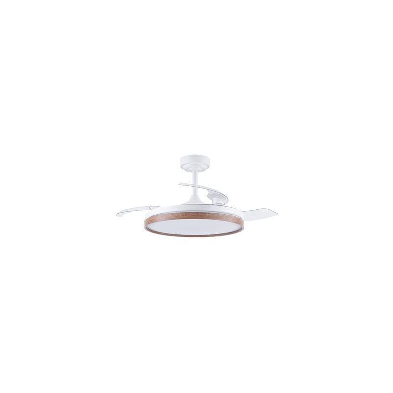 foto del prodotto ventilatore led con pale pieghevoli panam cherry 72w 7920lm cct