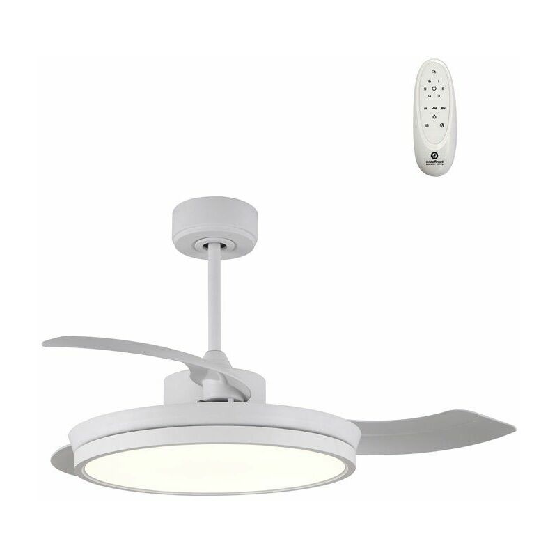 foto del prodotto ventilatore led dc areca bianco 48w