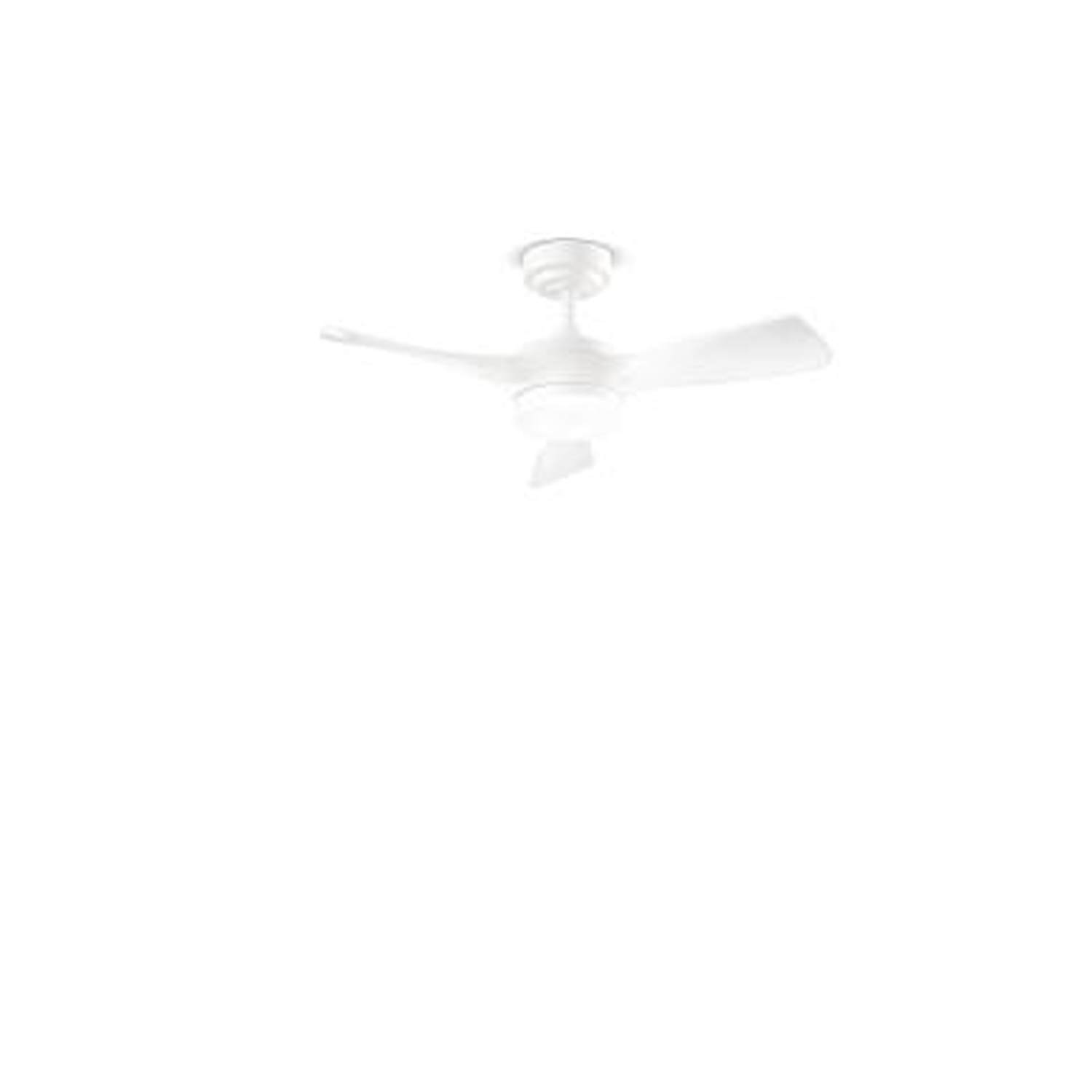 foto del prodotto ventilatore nordico sirio metallo bianco lucido legno led 18w cct