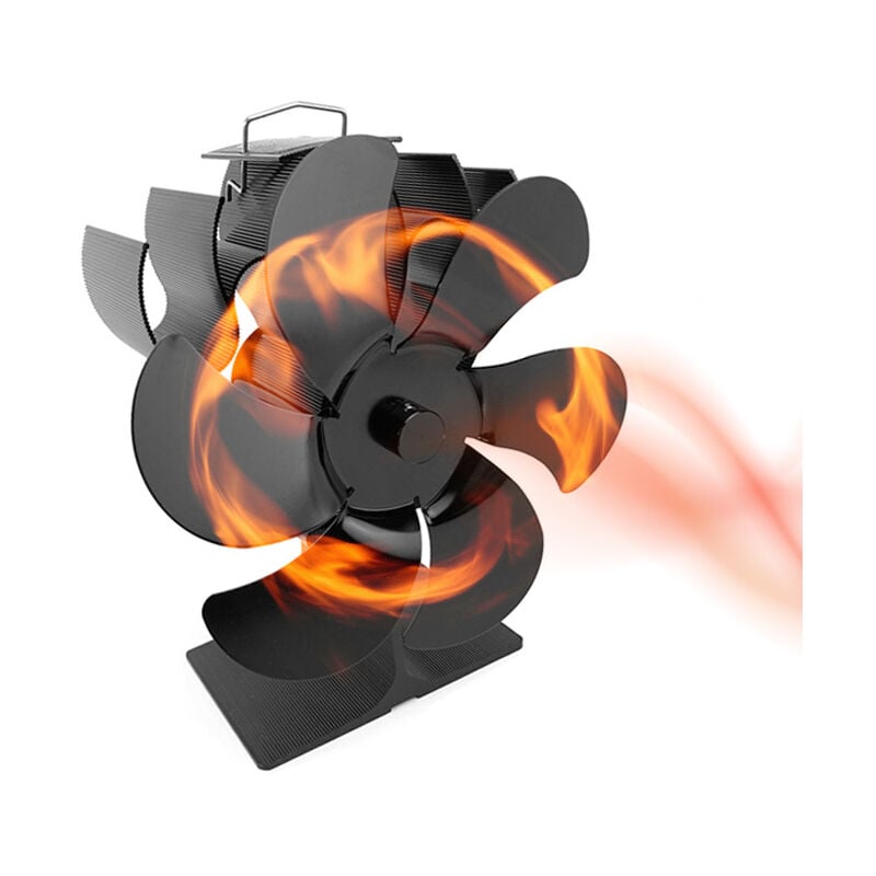 foto del prodotto ventilatore per stufa a legna, 6 pale, ventilatore per camino, ventilatore per stufa a legna, ventilatore per stufa a legna, ventilatore per stufa a
