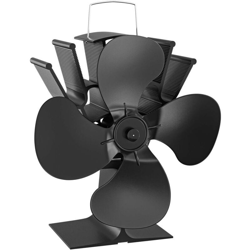 foto del prodotto ventilatore per stufa a legna camino, ventola con 4 pale, 70 350 c, funzionamento senza elettricit wiltec