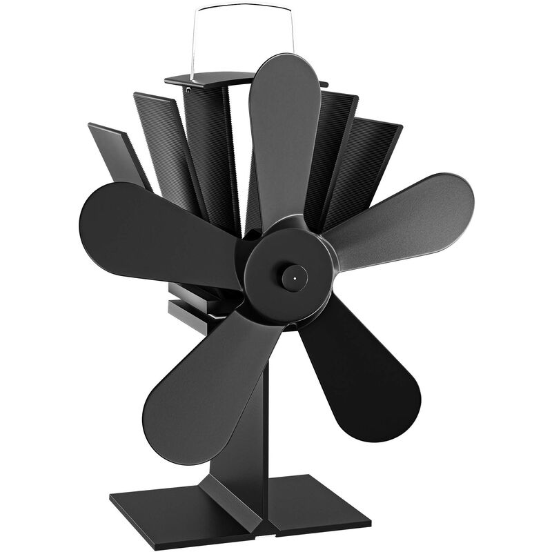 foto del prodotto ventilatore per stufa a legna camino, ventola con 5 pale, 70 350 c, funzionamento senza elettricit wiltec