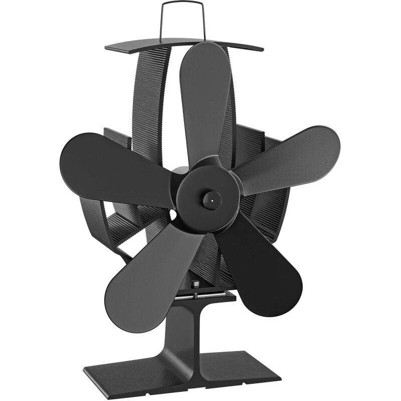 foto del prodotto ventilatore per stufa a legna camino, ventola con 5 pale, 70 350 c, funzionamento senza elettricit wiltec