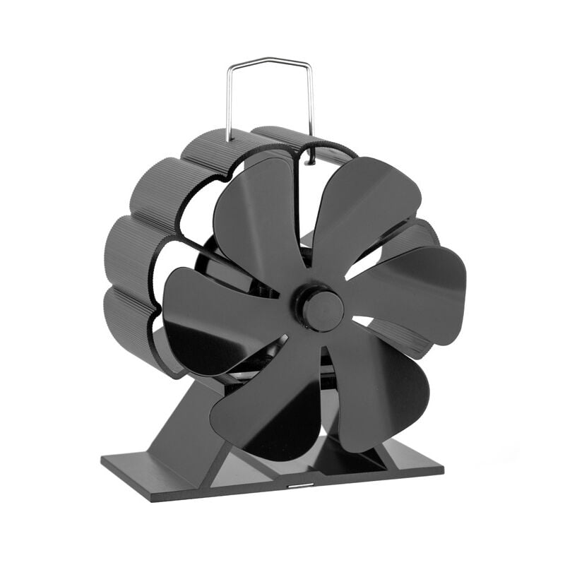 foto del prodotto ventilatore per stufa a legna per stufa a legna camino gas pellet bruciatore a legna 6 pale ventilatore per camino di lusso
