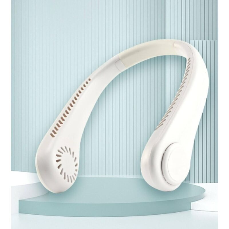 foto del prodotto ventilatore portatile senza pale, flusso d aria a 360 , mini ventilatore elettrico ricaricabile tramite usb, ventilatore personale a mani libere,