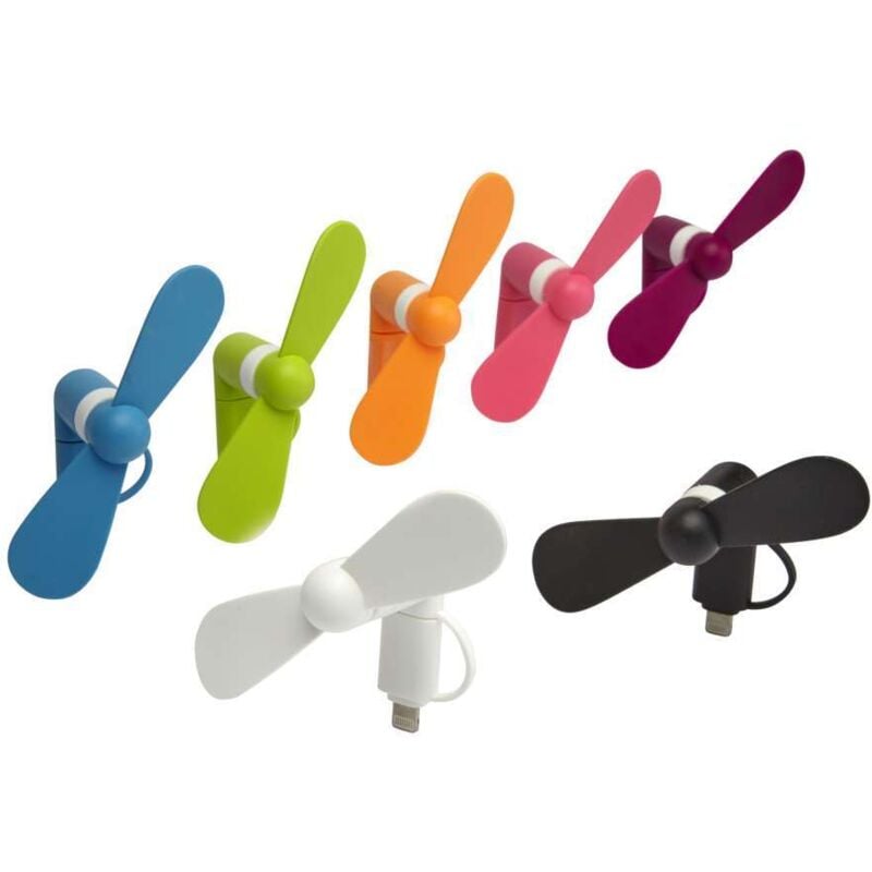 foto del prodotto ventilatore portatile usb smartphone
