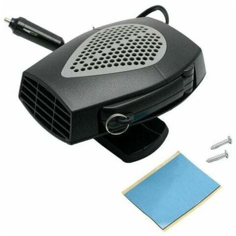 foto del prodotto ventilatore riscaldatore per auto, 12v 150w ventilatore di raffreddamento riscaldatore portatile per auto sbrinatore parabrezza sbrinatore