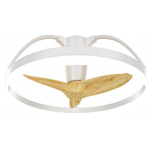 foto del prodotto ventilatore soffitto perenz 7131 b ir white e wood