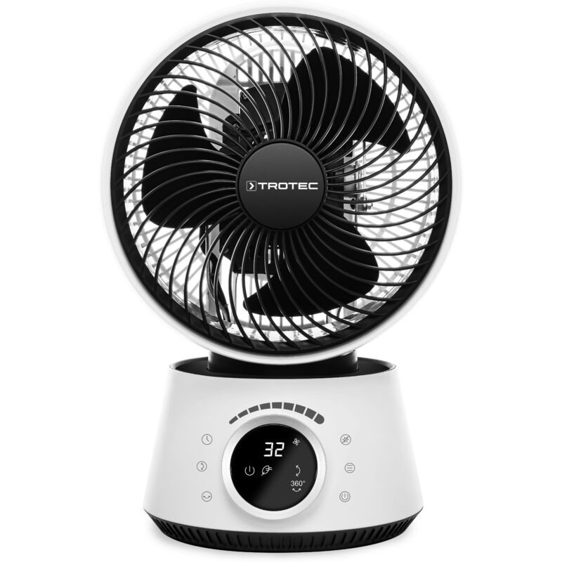 foto del prodotto ventilatore turbo a 360 tve 100, con telecomando oscillazione 3d 26 w trotec