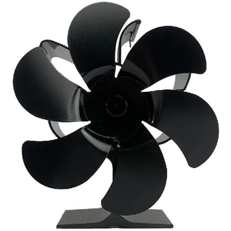 foto del prodotto ventilatori da camino portatili neri, ventilatori da stufa silenziosi alimentati a calore per risparmiare sui costi domestici, strumenti di
