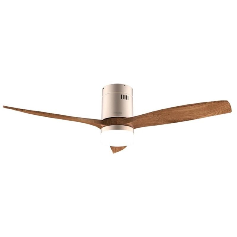 foto del prodotto ventilatori da soffitto energysilence aero 5600 aqua golddarkwood connected cecotec