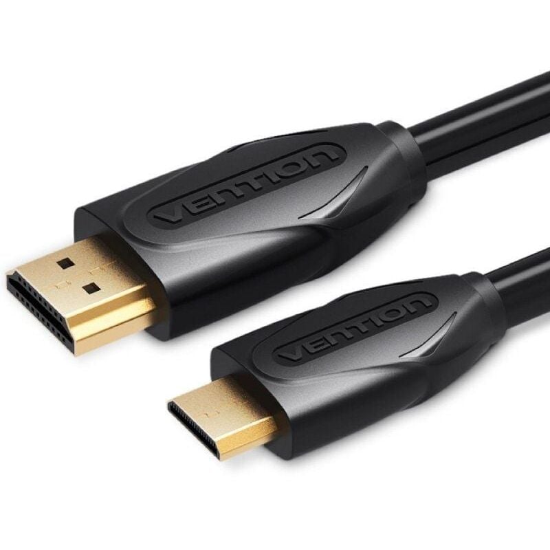 foto del prodotto vention venzione cavo mini hdmi a hdmi, 2 m de lunghezza, colore nero