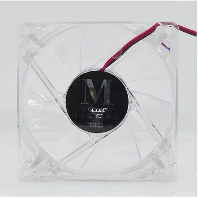 foto del prodotto ventola pc 80 mm raffreddamento case crystal trasparente sileziosa vet-int002 - - maxtech