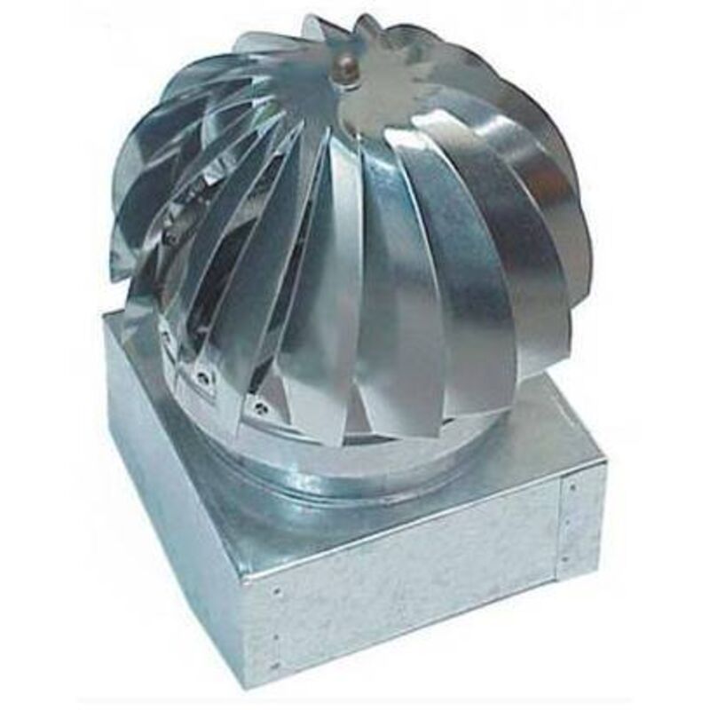 foto del prodotto ventolino girevole base quadra zincato