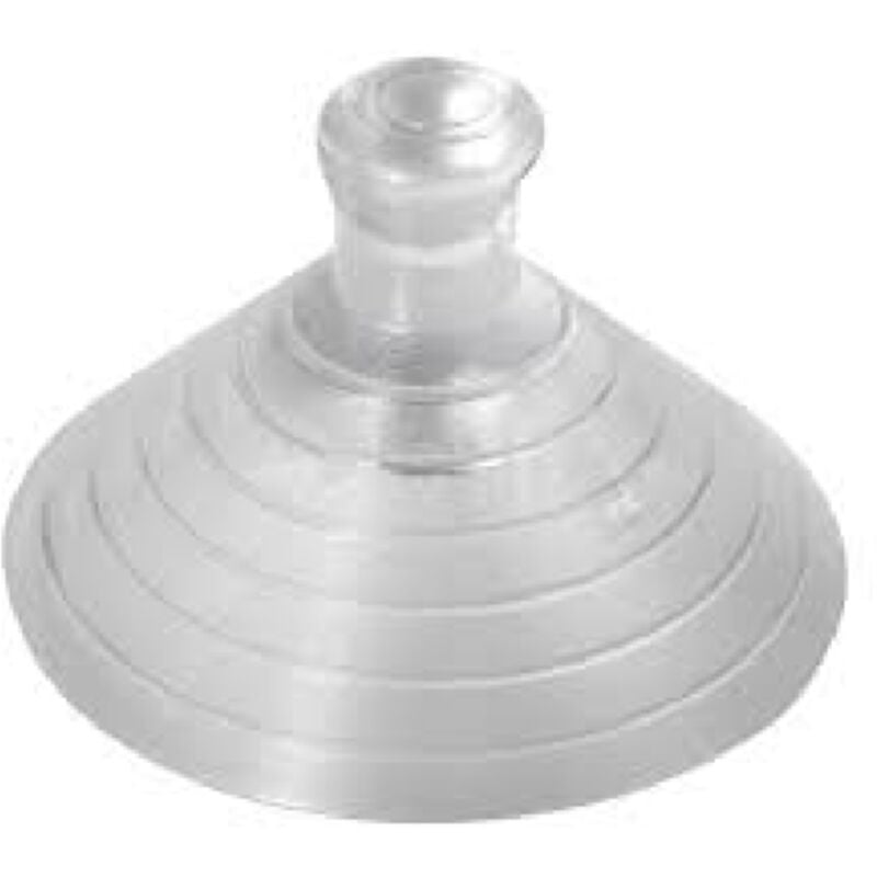 foto del prodotto ventosa in plastica trasparente per cristalli in blister -mm 20 - pz. 6