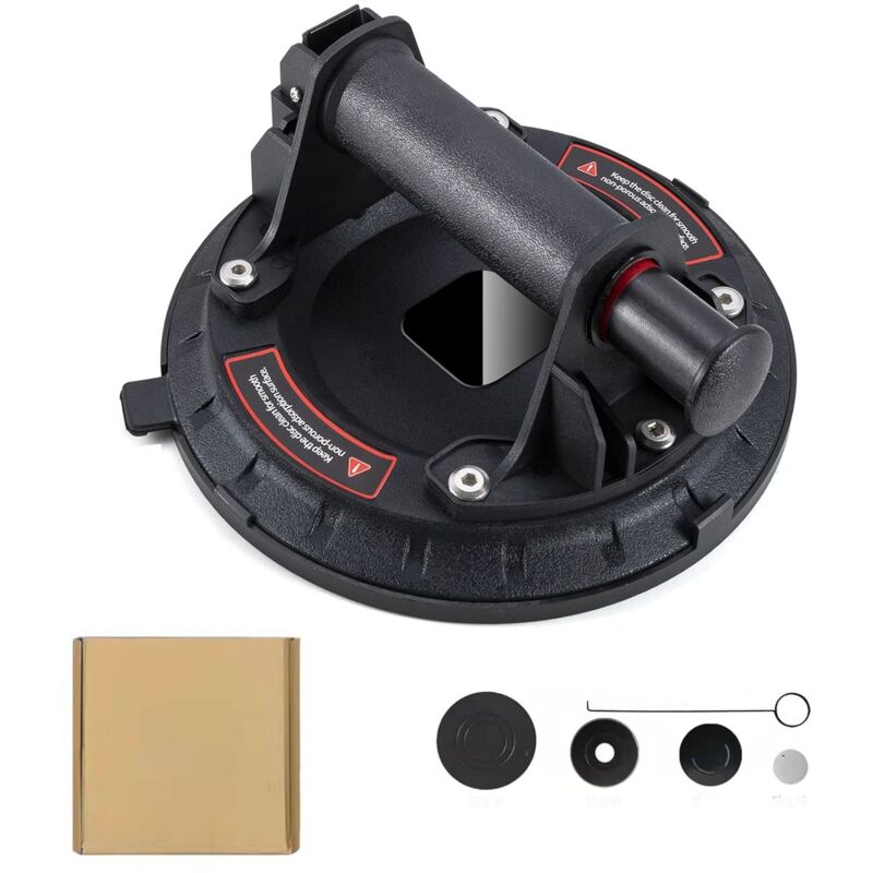 foto del prodotto ventosa per vetro, ventosa per vetro a vuoto per impieghi gravosi, utilizzata per sollevare e trasportare vetro, piastrelle di ceramica, con kit di