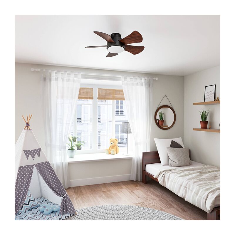 foto del prodotto ventyly hana ventilatore da soffitto marrone 81 cm
