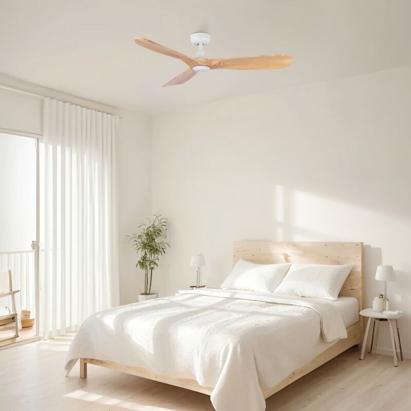 foto del prodotto ventyly rowind ventilatore da soffitto bianco pino 120 cm