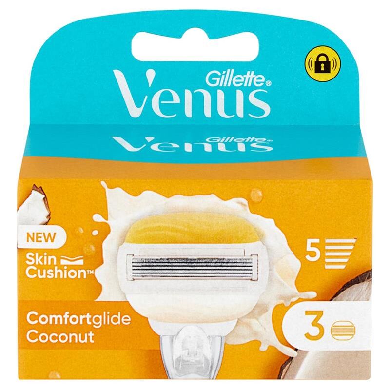 foto del prodotto venus lamette rasoi donna comforglide a 5 lame confezione da 3 pezzi gillette