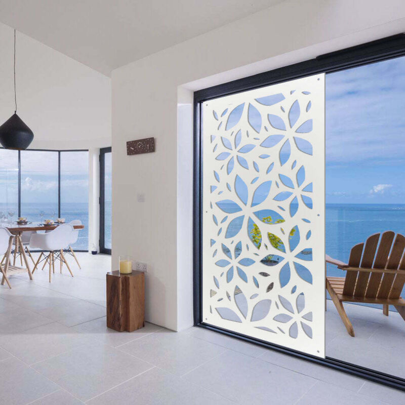 foto del prodotto venus - pannello in pvc traforato - parasole - misura: 50x150 cm - colore: bianco
