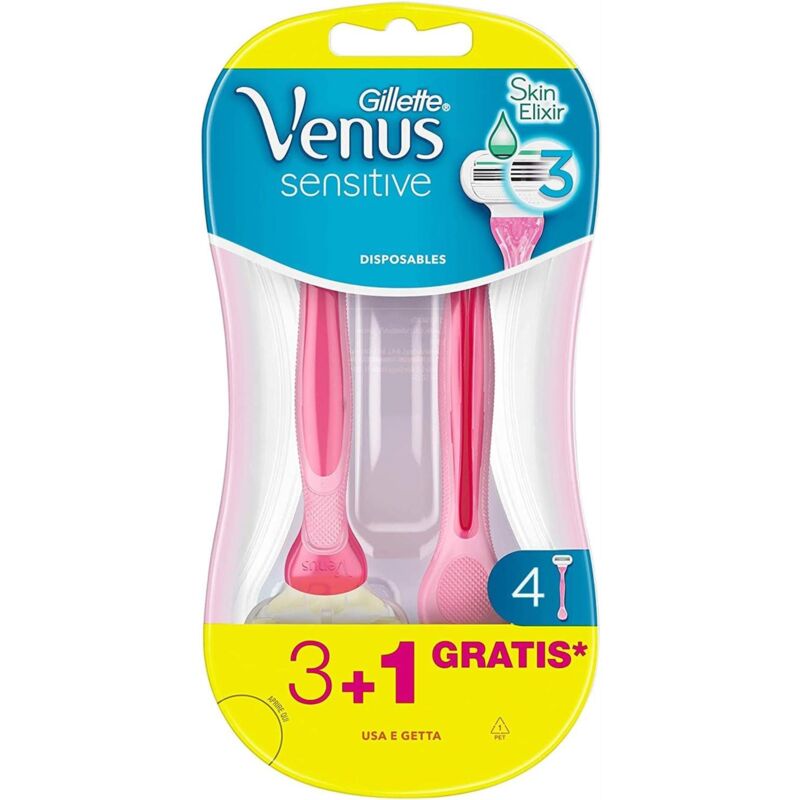 foto del prodotto venus sensitive rasoi donna usa e getta. 3 1 rasoi gillette
