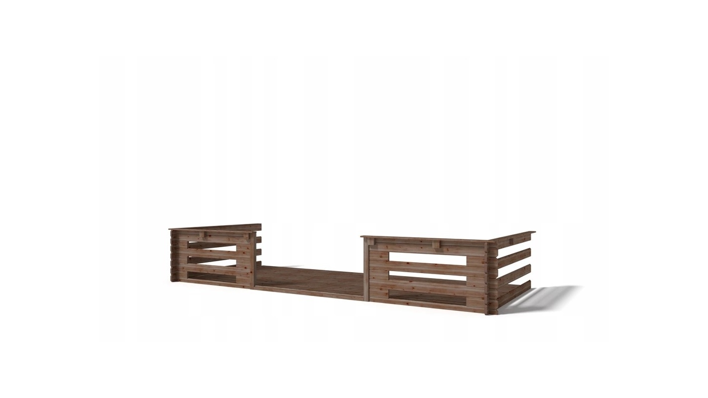 foto del prodotto veranda 10m2 5m x 2m impregnata colore marrone dom603 altanka