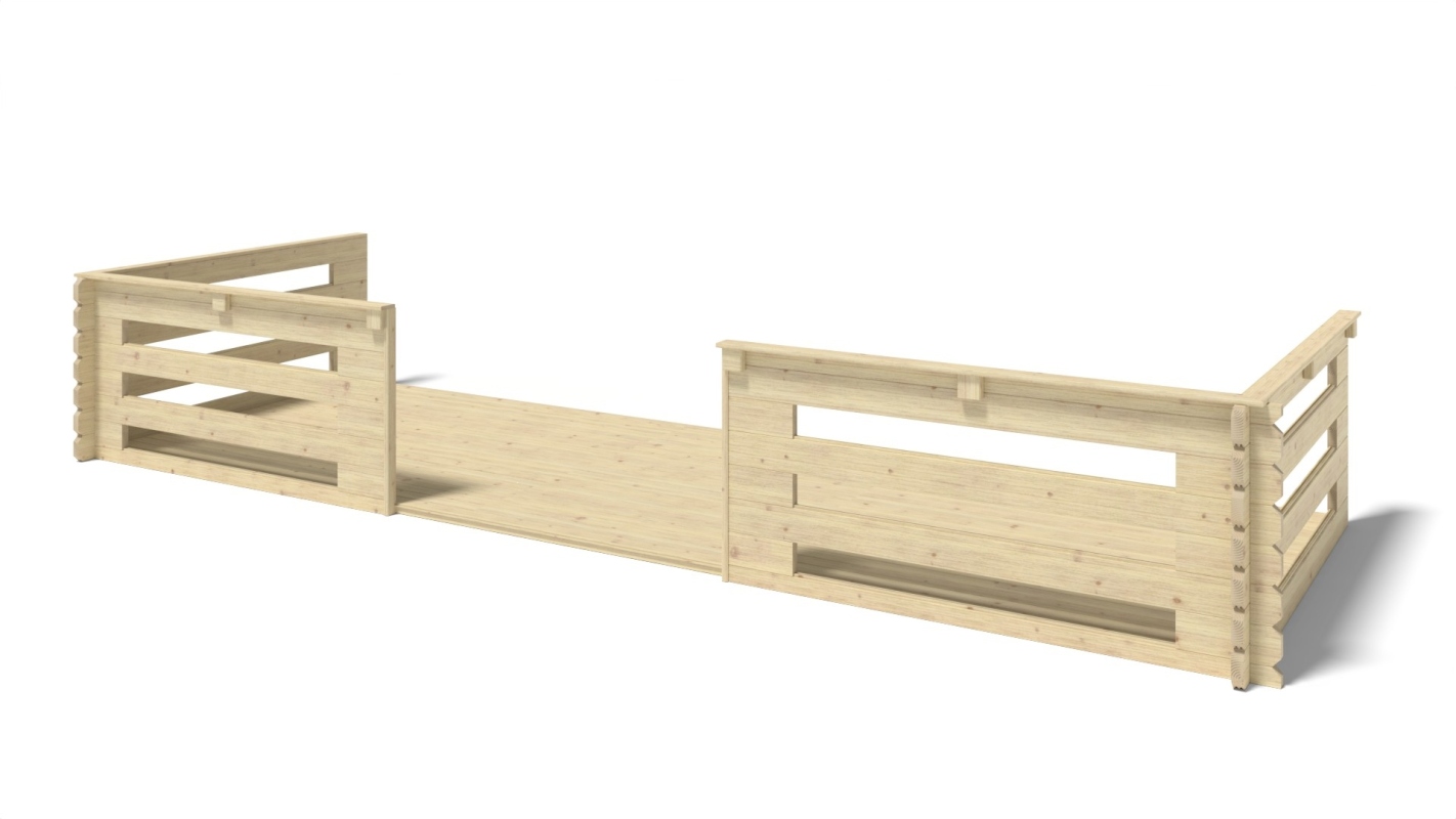 foto del prodotto veranda 12.00 m2 6.00m x 2.00m colore naturale dom555 altanka