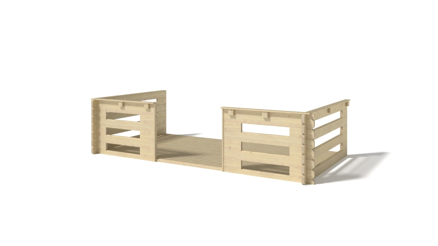 foto del prodotto veranda 8.00 m2 4.00m x 2.00m colore naturale dom545 altanka