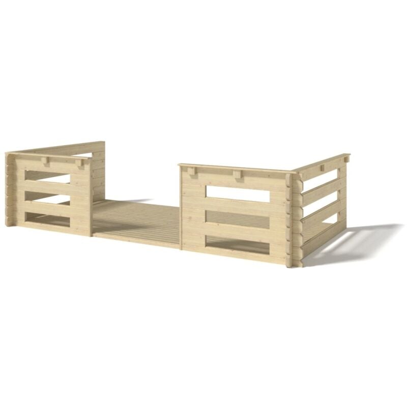 foto del prodotto veranda 8 m2 4m x 2m colore naturale dom545