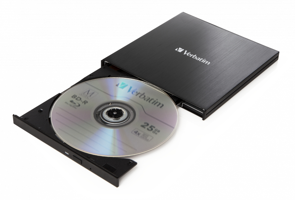 foto del prodotto verbatim 43889 lettore di disco ottico blu ray rw nero