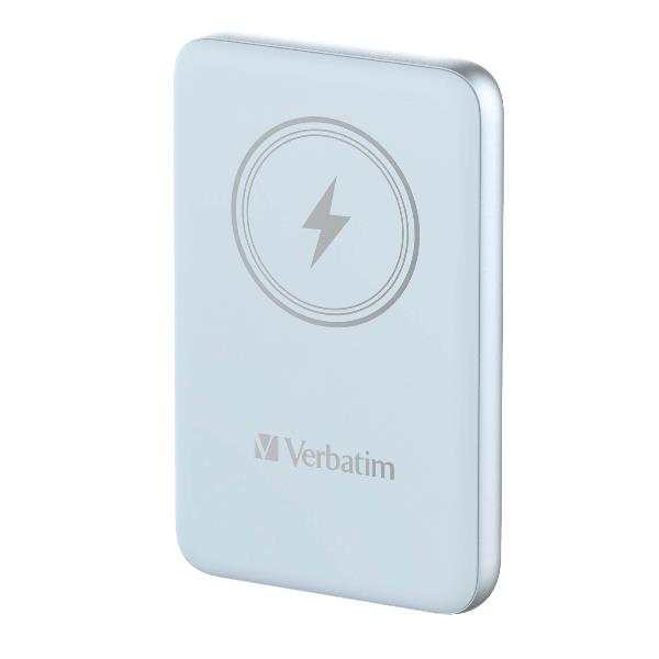 foto del prodotto verbatim charge n go polimeri di litio lipo 10000 mah carica wireless blu
