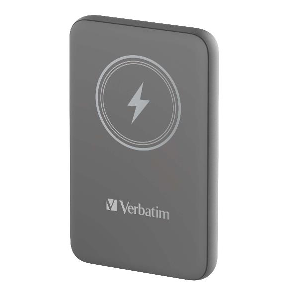 foto del prodotto verbatim charge n go polimeri di litio lipo 10000 mah carica wireless grigio