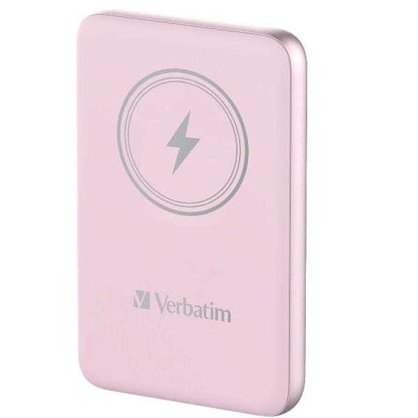 foto del prodotto verbatim charge n go polimeri di litio lipo 10000 mah carica wireless rosa