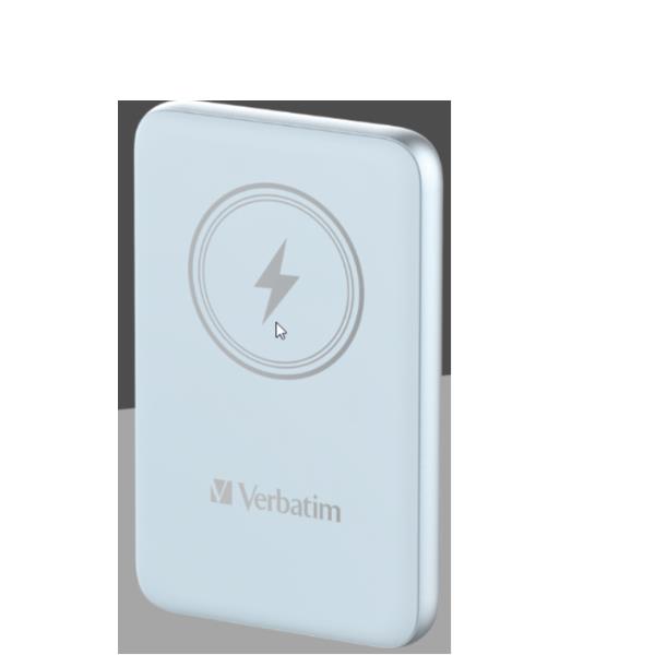 foto del prodotto verbatim charge n go polimeri di litio lipo 5000 mah carica wireless blu