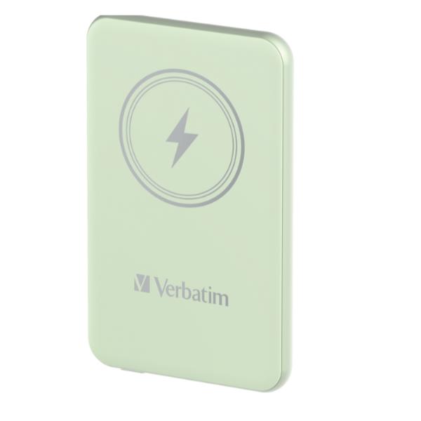 foto del prodotto verbatim charge n go polimeri di litio lipo 5000 mah carica wireless verde