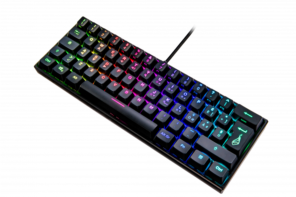 foto del prodotto verbatim kingpin m1 tastiera gaming usb qwerty italiano nero