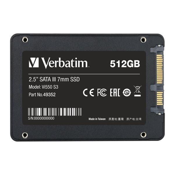 foto del prodotto verbatim vi550 s3 ssd 512gb